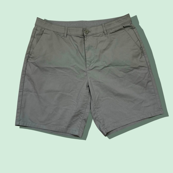 Men’s Calvin Klein‎ shorts grey/green size 36 - Picture 1 of 5